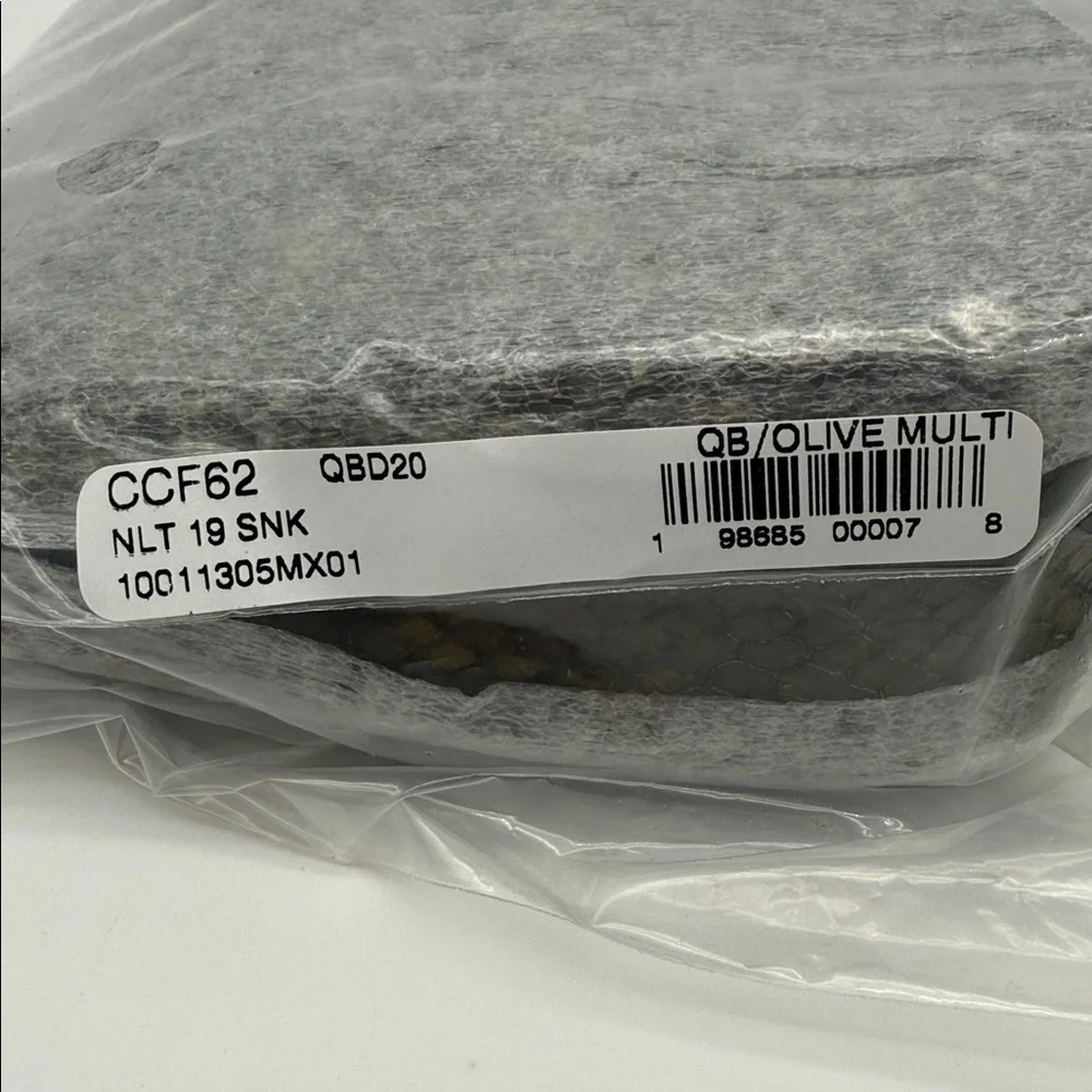 Coach Nolita 19 With Snake Print Olive Green - Picture 9 of 10